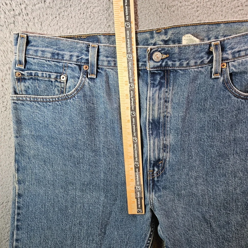 Levi's 505 Jeans Men 40 x 32 Zip Fly Blue‎ Denim Regular Fit Straight Leg